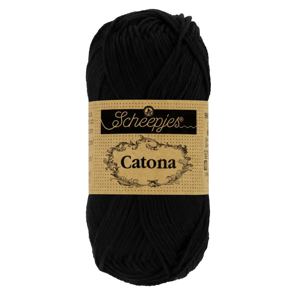 Coton Catona Scheepjes 50g- 110 Noir